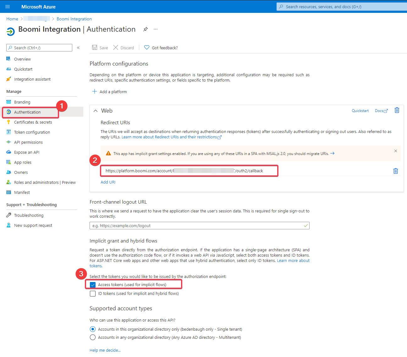 Azure Application Authentication