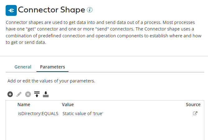 Connector Parameters