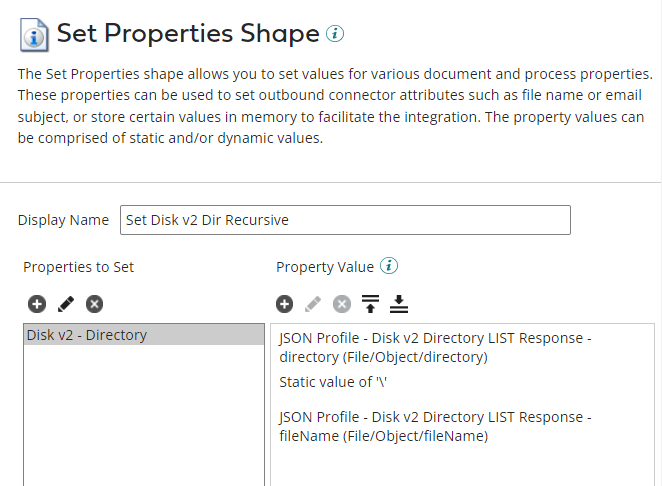 Disk v2 Recursive Set Property