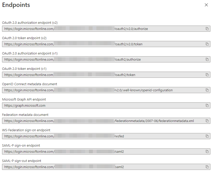 Azure APplication Endpoints