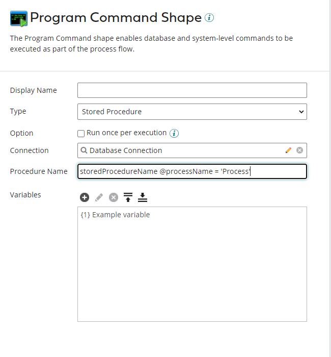 Program Command Shape