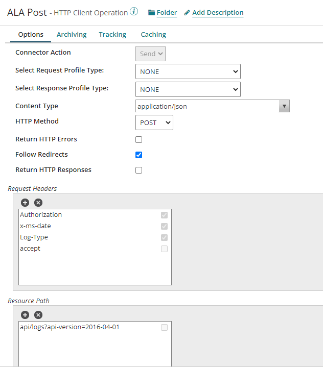 HTTP Client Operation