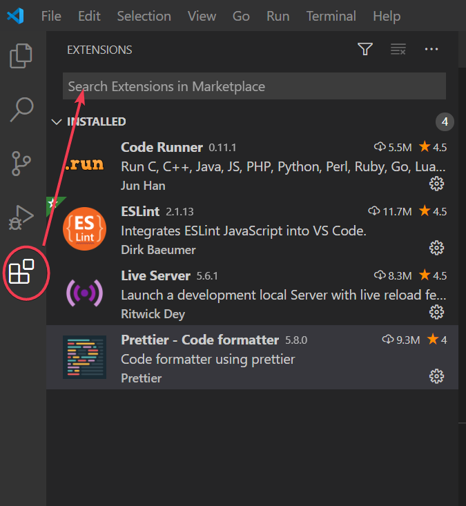 VS Code Extensions