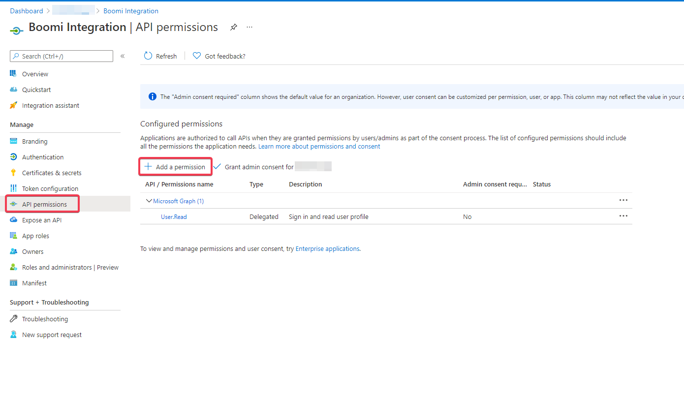 Azure API Permissions