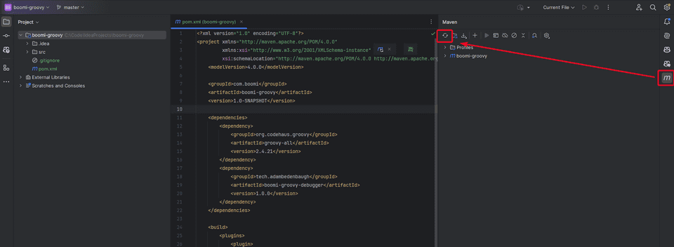 intellij maven refresh